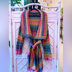 Women’s Plus Size Rainbow Cardigan Sweater ModCloth 3X